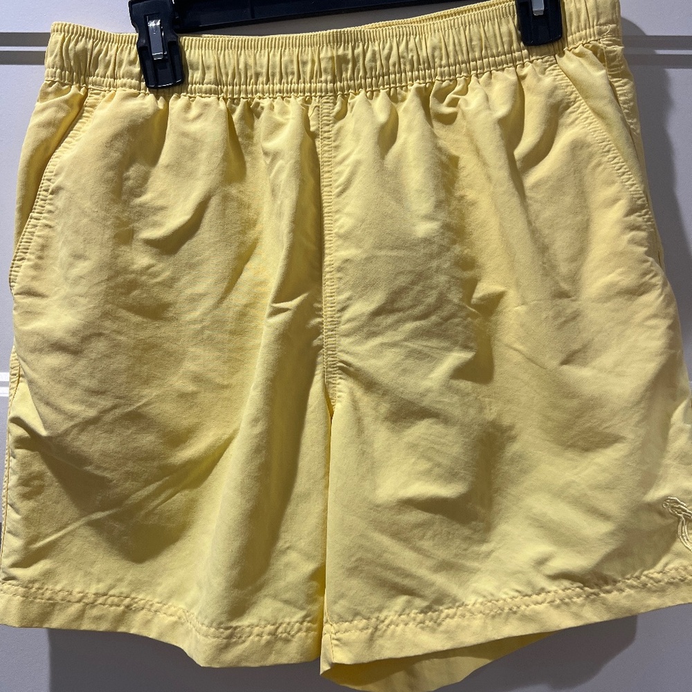 Men’s Yellow Caribbean swim Trunks